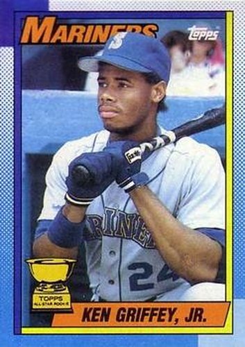 #336 Ken Griffey Jr. - Seattle Mariners - 1990 Topps Baseball