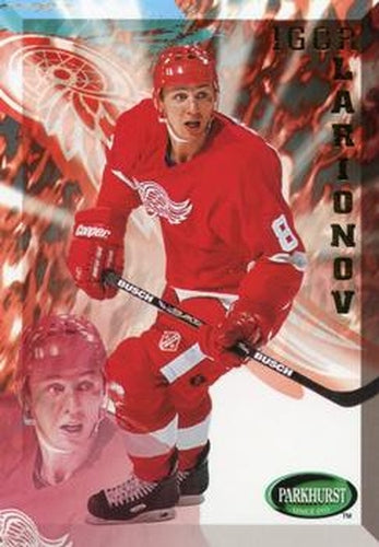#336 Igor Larionov - Detroit Red Wings - 1995-96 Parkhurst International Hockey