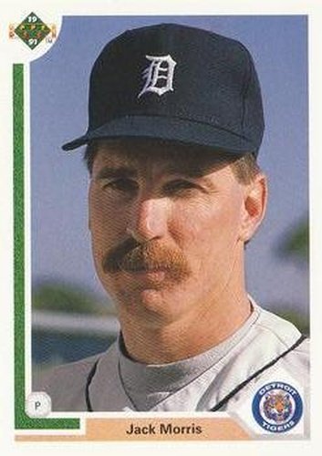 #336 Jack Morris - Detroit Tigers - 1991 Upper Deck Baseball