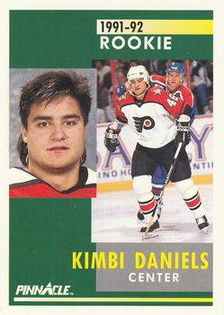 #336 Kimbi Daniels - Philadelphia Flyers - 1991-92 Pinnacle Hockey