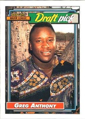 #336 Greg Anthony - San Diego Padres - 1992 O-Pee-Chee Baseball