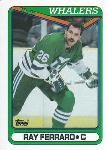 #336 Ray Ferraro - Hartford Whalers - 1990-91 Topps Hockey