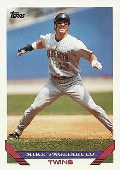 #336 Mike Pagliarulo - Minnesota Twins - 1993 Topps Baseball