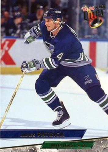 #336 James Patrick - Hartford Whalers - 1993-94 Ultra Hockey