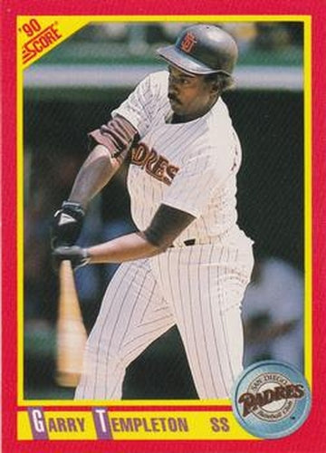 #336 Garry Templeton - San Diego Padres - 1990 Score Baseball