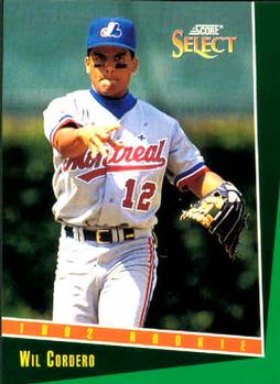 #336 Wil Cordero - Montreal Expos - 1993 Select Baseball