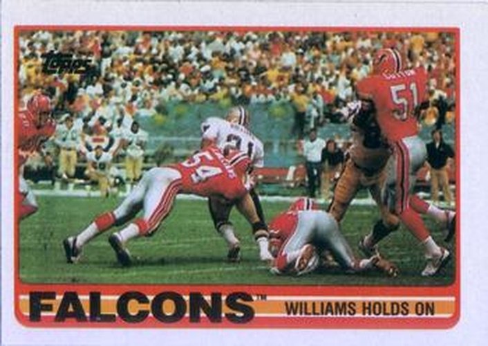 #336 Falcons Team Leaders - Joel Williams - Atlanta Falcons - 1989 Topps Football