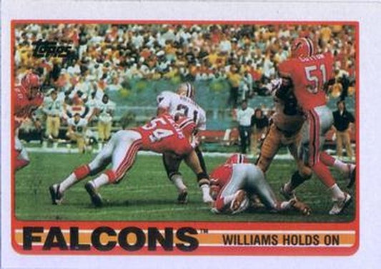 #336 Falcons Team Leaders - Joel Williams - Atlanta Falcons - 1989 Topps Football