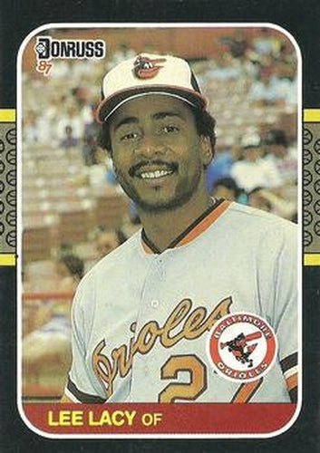 #336 Lee Lacy - Baltimore Orioles - 1987 Donruss Baseball