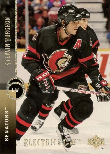#336 Sylvain Turgeon - Ottawa Senators - 1994-95 Upper Deck Hockey - Electric Ice