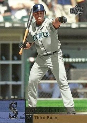 #336 Adrian Beltre - Seattle Mariners - 2009 Upper Deck Baseball