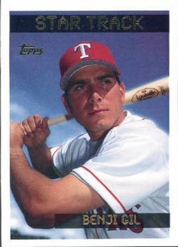 #336 Benji Gil - Texas Rangers - 1995 Topps Baseball