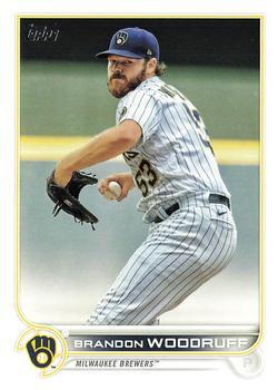 #336 Brandon Woodruff - Milwaukee Brewers - 2022 Topps Baseball