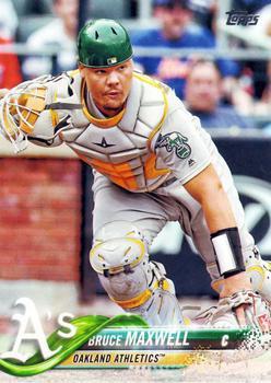 #336 Bruce Maxwell - Oakland Athletics - 2018 Topps Baseball