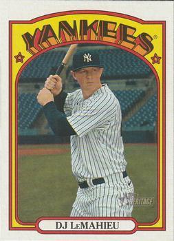 #336 DJ LeMahieu - New York Yankees - 2021 Topps Heritage Baseball