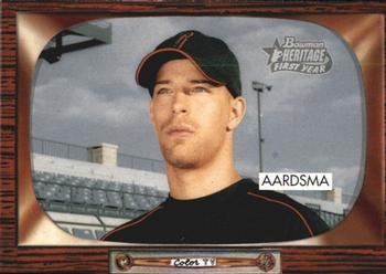 #336 David Aardsma - San Francisco Giants - 2004 Bowman Heritage Baseball