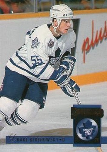 #336 Drake Berehowsky - Toronto Maple Leafs - 1993-94 Donruss Hockey