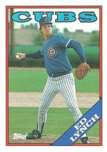 #336 Ed Lynch - Chicago Cubs - 1988 Topps Baseball