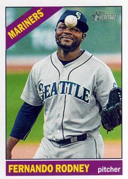 #336 Fernando Rodney - Seattle Mariners - 2015 Topps Heritage Baseball