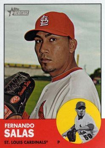 #336 Fernando Salas - St. Louis Cardinals - 2012 Topps Heritage Baseball