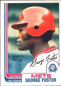 #336 George Foster - New York Mets - 1982 O-Pee-Chee Baseball
