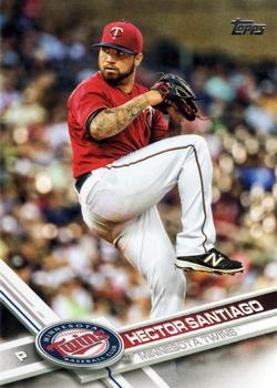 #336 Hector Santiago - Minnesota Twins - 2017 Topps Baseball