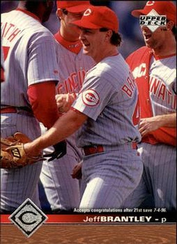 #336 Jeff Brantley - Cincinnati Reds - 1997 Upper Deck Baseball