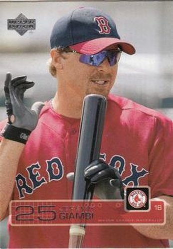 #336 Jeremy Giambi - Boston Red Sox - 2003 Upper Deck Baseball