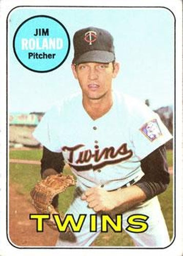 #336 Jim Roland - Minnesota Twins - 1969 Topps Baseball
