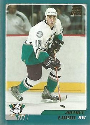 #336 Joffrey Lupul - Anaheim Mighty Ducks - 2003-04 Topps Hockey