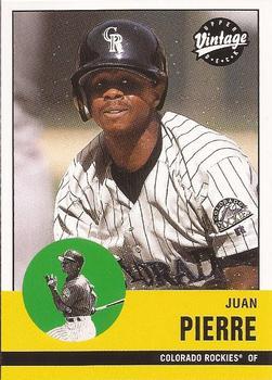 #336 Juan Pierre - Colorado Rockies - 2001 Upper Deck Vintage Baseball