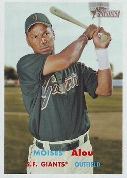 #336 Moises Alou - San Francisco Giants - 2006 Topps Heritage Baseball