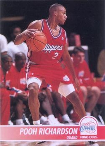 #336 Pooh Richardson - Los Angeles Clippers - 1994-95 Hoops Basketball