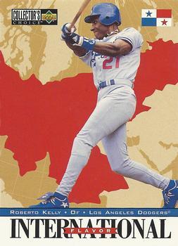 #336 Roberto Kelly - Los Angeles Dodgers - 1996 Collector's Choice Baseball