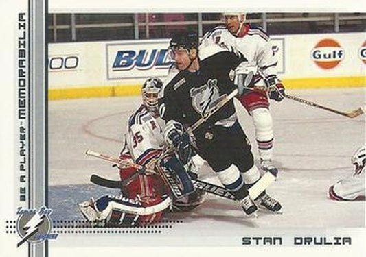 #336 Stan Drulia - Tampa Bay Lightning - 2000-01 Be a Player Memorabilia Hockey