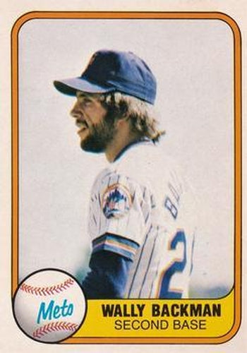 #336 Wally Backman - New York Mets - 1981 Fleer Baseball