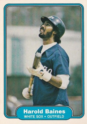 #336 Harold Baines - Chicago White Sox - 1982 Fleer Baseball