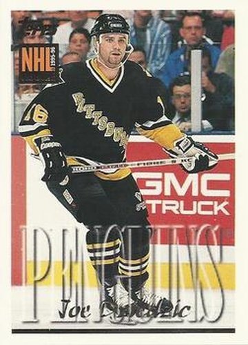 #336 Joe Dziedzic - Pittsburgh Penguins - 1995-96 Topps Hockey