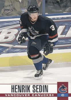 #336 Henrik Sedin - Vancouver Canucks - 2003-04 Pacific Hockey