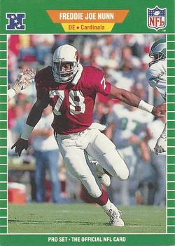 #336 Freddie Joe Nunn - Phoenix Cardinals - 1989 Pro Set Football