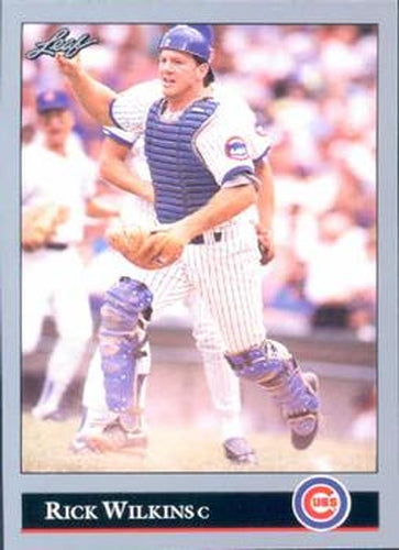 #336 Rick Wilkins - Chicago Cubs - 1992 Leaf Baseball
