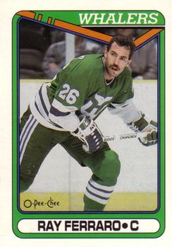 #336 Ray Ferraro - Hartford Whalers - 1990-91 O-Pee-Chee Hockey