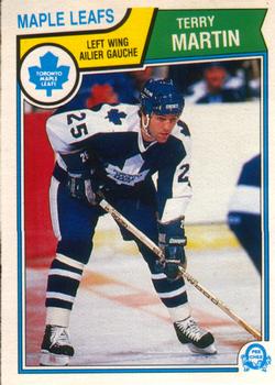 #336 Terry Martin - Toronto Maple Leafs - 1983-84 O-Pee-Chee Hockey