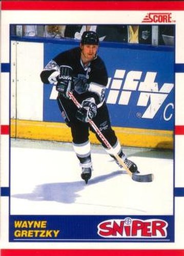 #336 Wayne Gretzky - Los Angeles Kings - 1990-91 Score Canadian Hockey