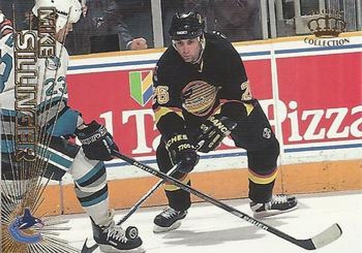 #336 Mike Sillinger - Vancouver Canucks - 1997-98 Pacific Crown Hockey