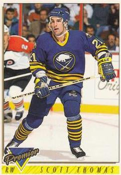 #336 Scott Thomas - Buffalo Sabres - 1993-94 Topps Premier Hockey