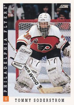 #336 Tommy Soderstrom - Philadelphia Flyers - 1993-94 Score Canadian Hockey