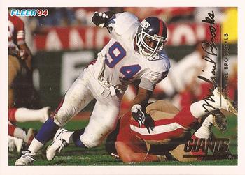 #336 Michael Brooks - New York Giants - 1994 Fleer Football