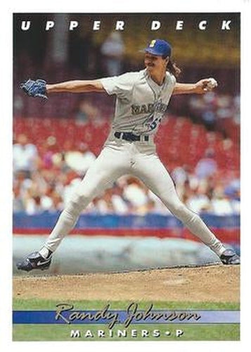 #336 Randy Johnson - Seattle Mariners - 1993 Upper Deck Baseball