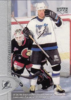 #336 Dino Ciccarelli - Tampa Bay Lightning - 1996-97 Upper Deck Hockey